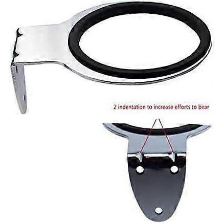 Hair Dryer Holder Flat Wall Mount for Bathroom, Room Bathroom Barbershop (Silver)Oi-FRIS