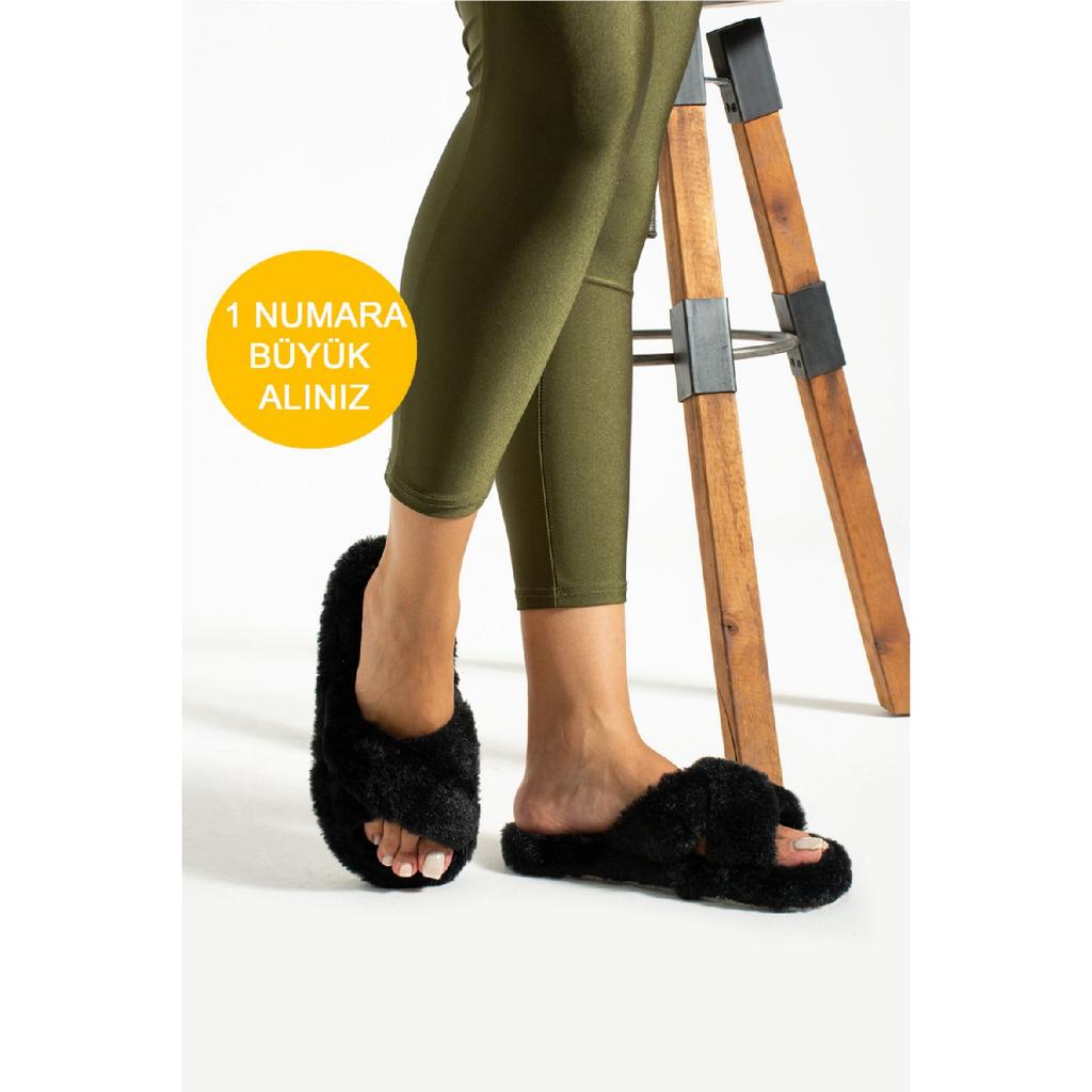 Женские домашние тапочки с пушистой крестообразной моделью, домашние тапочки для девочек, тапочки в приданое, нескользящая подошва