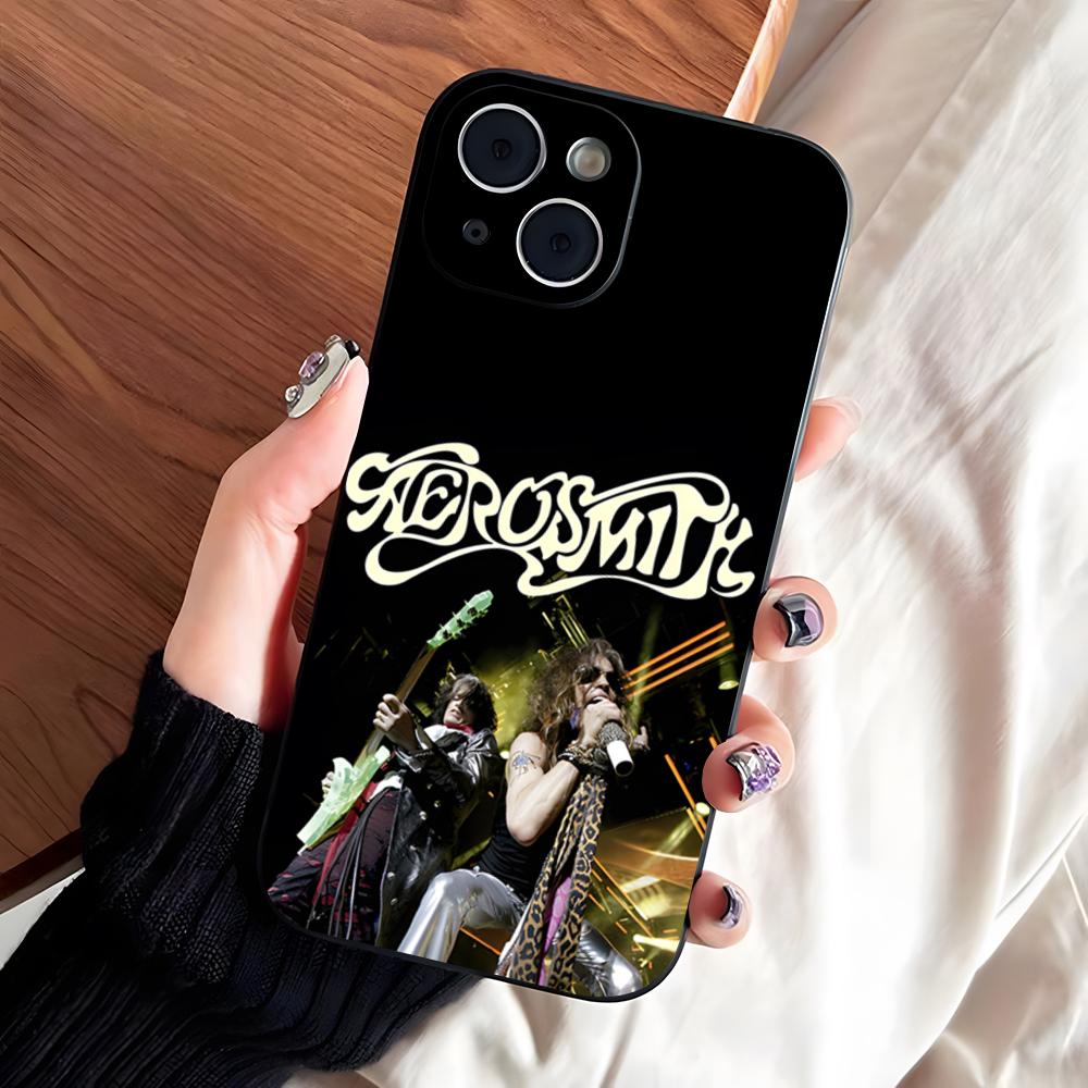 Punk Aerosmith Rock Cool Phone Case For IPhone 17 Pro Max 16 15 14 Pro Max 13 11 X Xs Xr 8 7Plus Silicone Cover