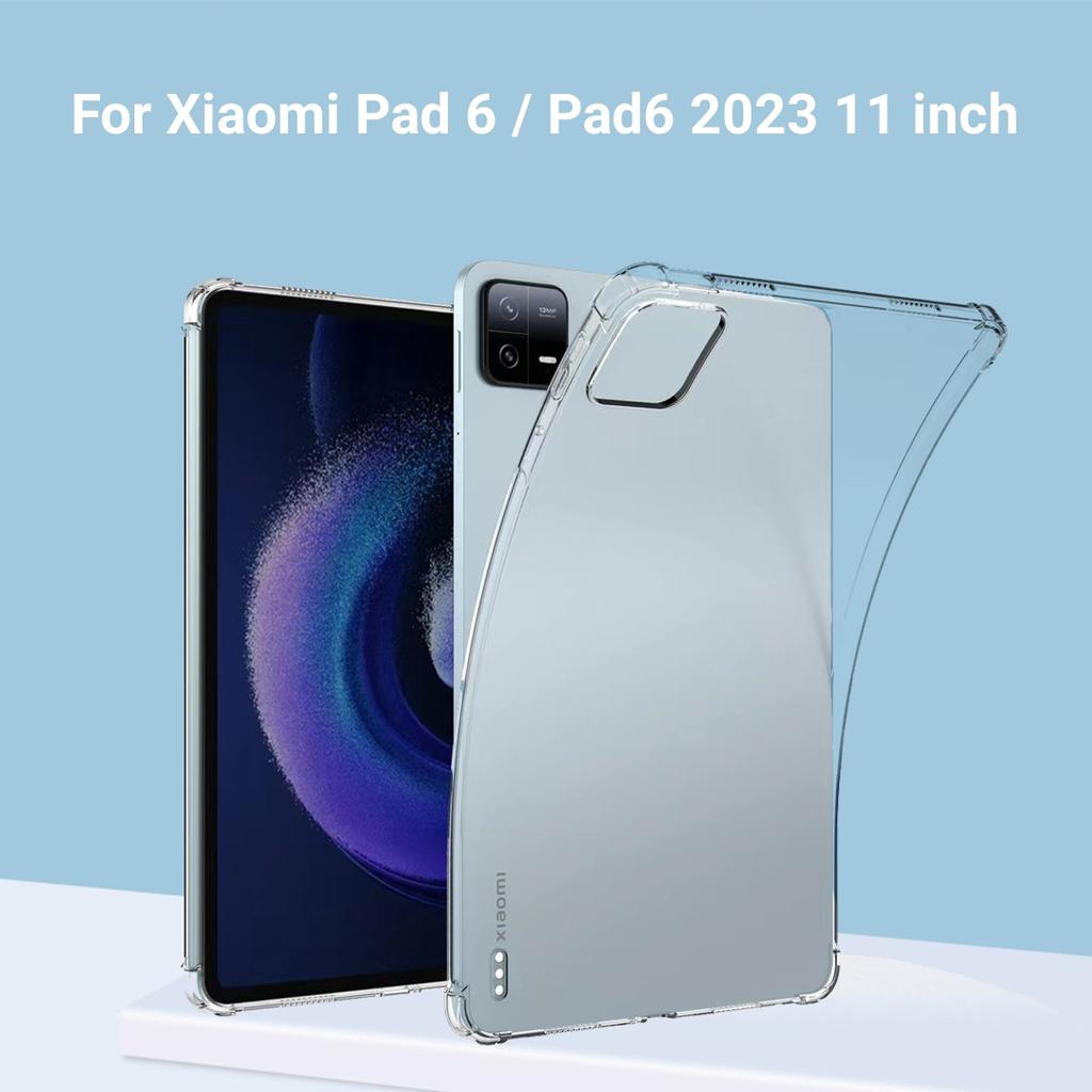 Силиконовый чехол из ТПУ для Xiaomi Pad 6 2023, прозрачный противоударный защитный чехол от падения для Xiaomi Mi Pad6 Pad 6 Pro 11 дюймов