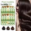 10Pcs 30ML Bubble Hair Dye, Gentle Natural Plants Extract Coloring Shampoo, Men Women Botanical Bubble Dyeing Foam