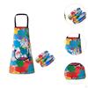 Художественный фартук для детей с 2 рукавами для рисования, кулинарии, садоводства