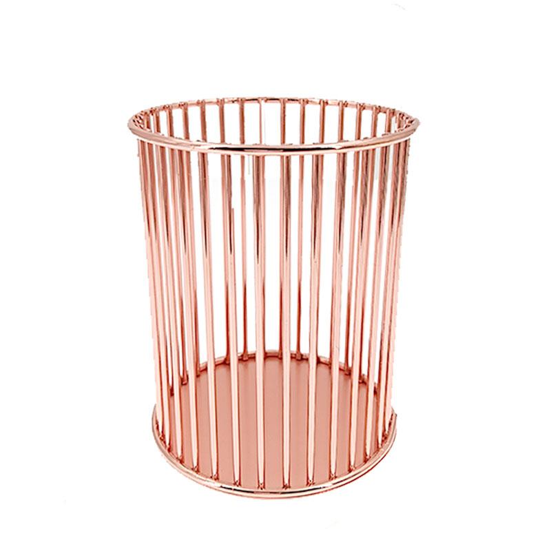 Косметическая коробка для хранения кистей для макияжа, цилиндрический футляр для хранения кистей для губной помады, держатель для ручек, органайзер из кованого железа для хранения ручек