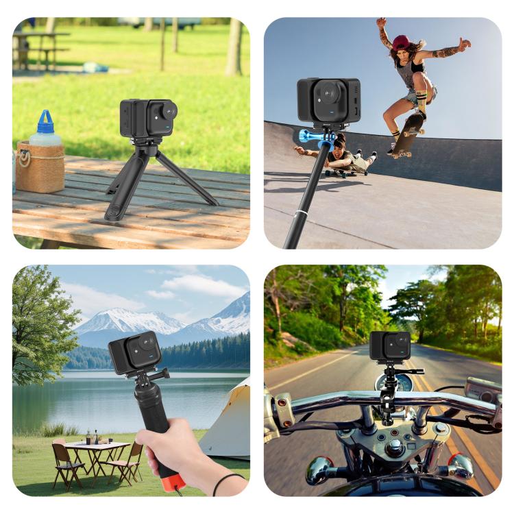 Для Insta360 GO Ultra PULUZ Магнитное Алюминиевое Сплавное Быстросъемное Основание Крепления (черный)