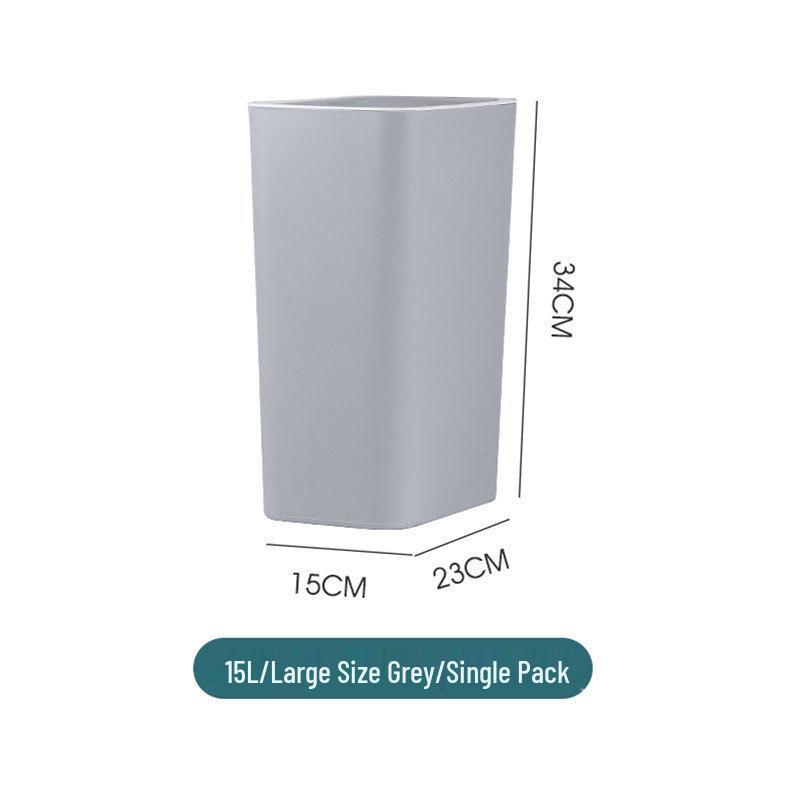 Press-Type Pop-Up Lid Trash Can for Kitchen, Bathroom, or Restaurant