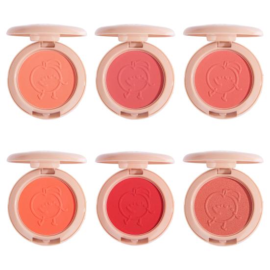 3,8 г потрясающие румяна, слегка матовые, стойкие, устойчивые к поту косметические румяна для макияжа, тени для век для женщин