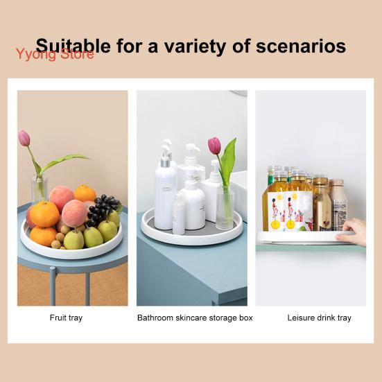 Кухонный лоток для хранения, вращающийся нескользящий большой вместительный портативный круглый кухонный органайзер для приправ, проигрыватель, бытовые принадлежности