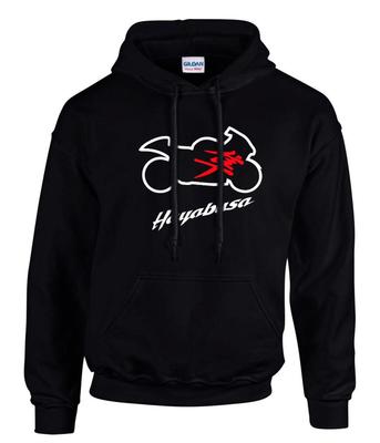 SUZUKI HAYABUSA Худи с капюшоном Черное -3555 -SW