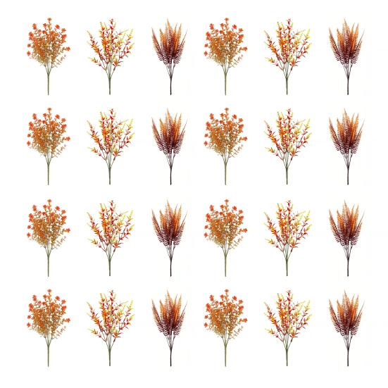 Осенние искусственные цветы для улицы, искусственные растения, устойчивые к УФ-излучению, искусственные цветы оптом для подвесных кашпо, крыльца, сада, вазы, балконного ящика