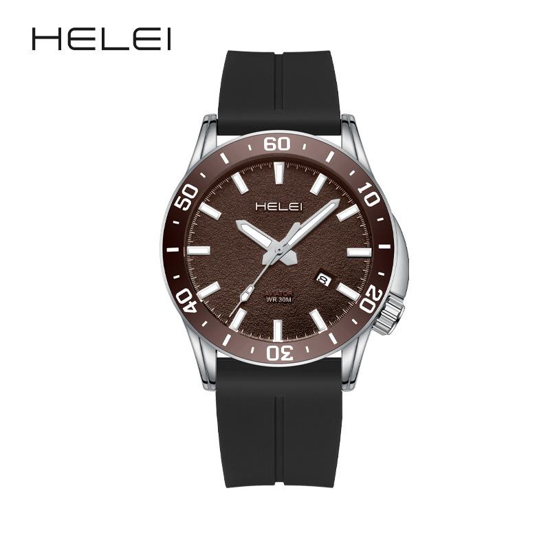 Mens Analog Sport Watch Luminous Hands Date Waterproof Quartz Wristwatch Casual Business Watch for Men