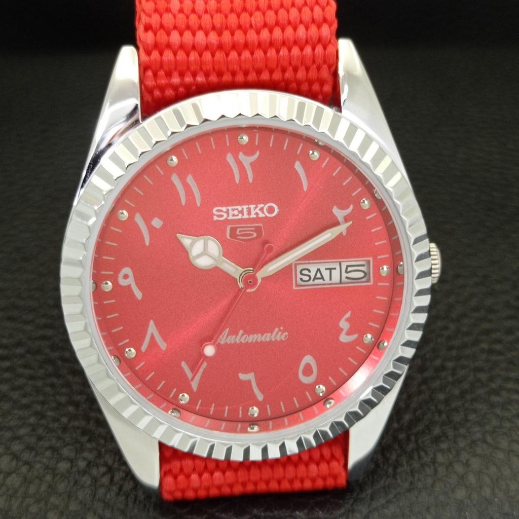 AUTOMATIC VINTAGE REFURBISHED SEIKO 5 JAPAN 6309A MENS ARABIC WATCH a441494-5