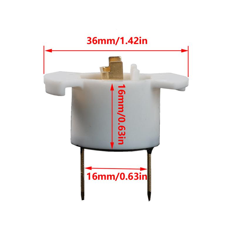 2X H1 Headlight Head Light Lamp Bulb Socket Retainer Holder Adapter For Honda CR-V CRV 2005-2006 Prelude 1997-2001 33116-SD4-961
