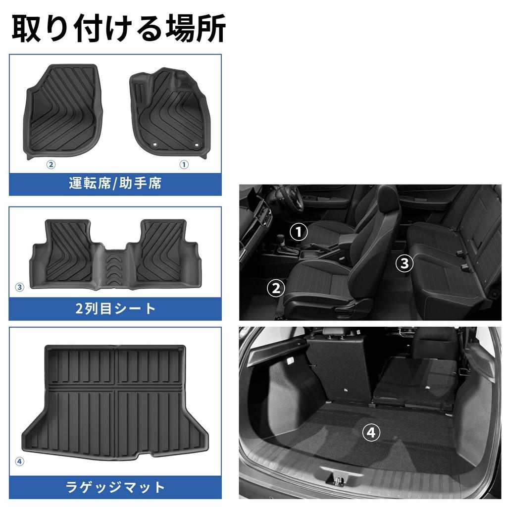 Honda DG series эксклюзивный напольный коврик багажный коврик 3D напольный коврик багажный лоток DG5 тип WR-V WR-V