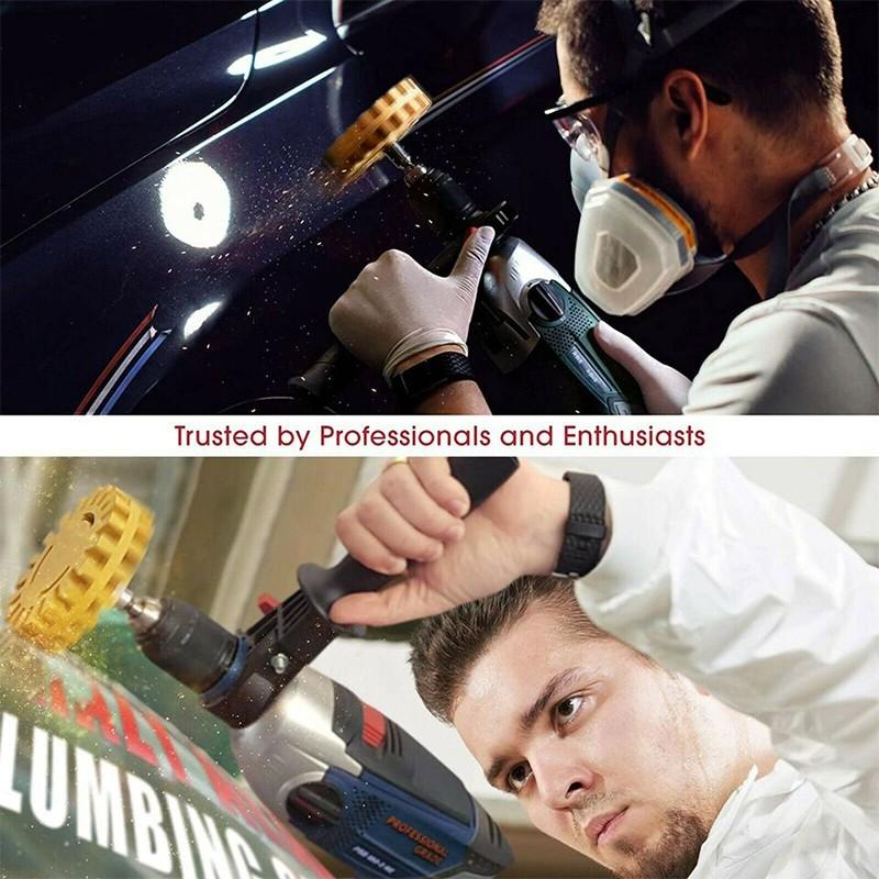 Pneumatic Rubber Removal Disc Car Body Sticker Remover Protecting Car Paint Surfaces Adhesive Cleaner Tool