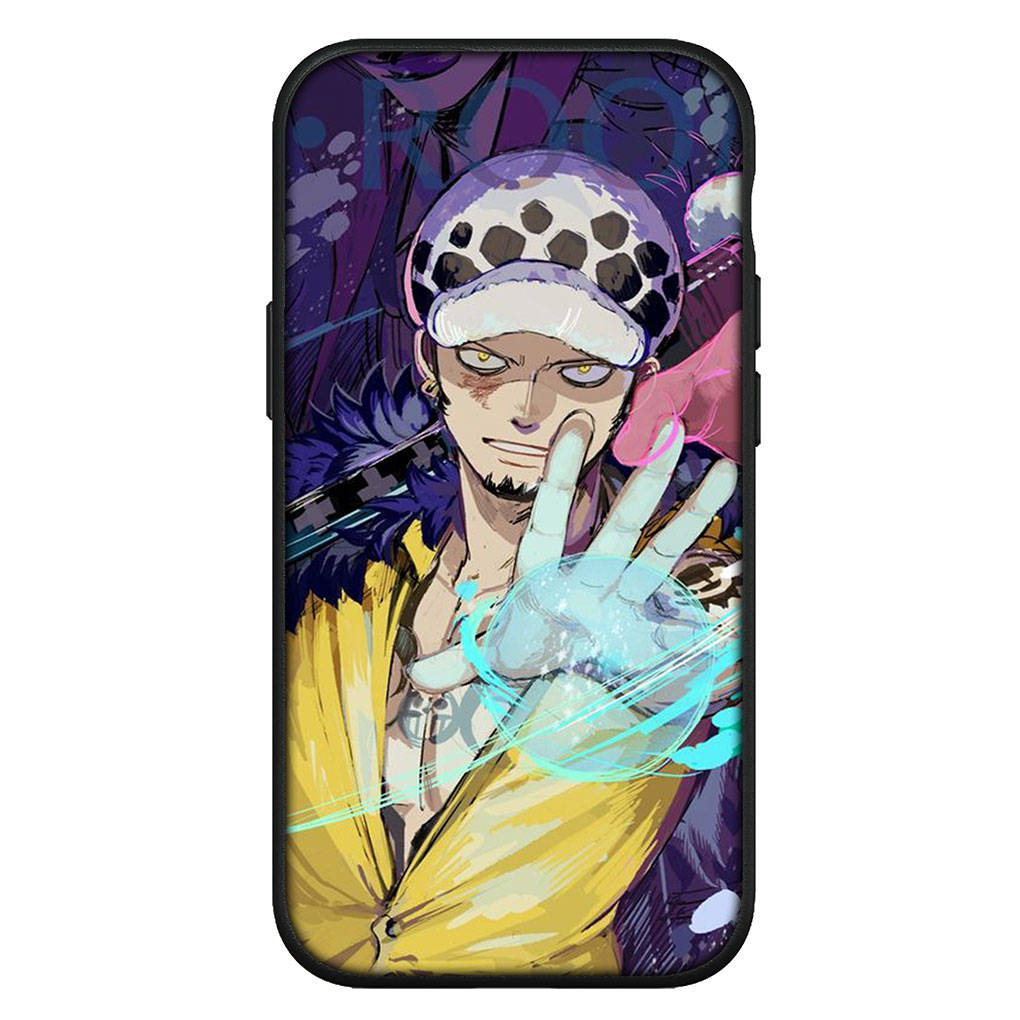 Чехол для iPhone 16 15 Xiaomi Redmi Note 14 13 12 11 Pro Max X 8 9 16e Samsung Galaxy S25 S24 S23 Moto OPPO Huawei Trafalgar Law One Piece Phone Case