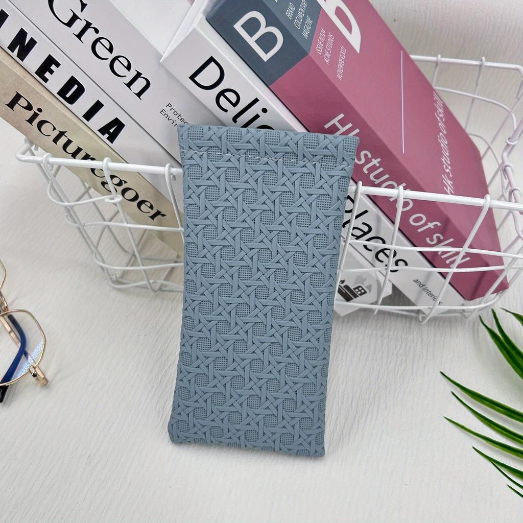 Портативный чехол для солнцезащитных очков Squeeze Top - мягкий кожаный чехол для солнцезащитных очков, простой в использовании чехол для очков