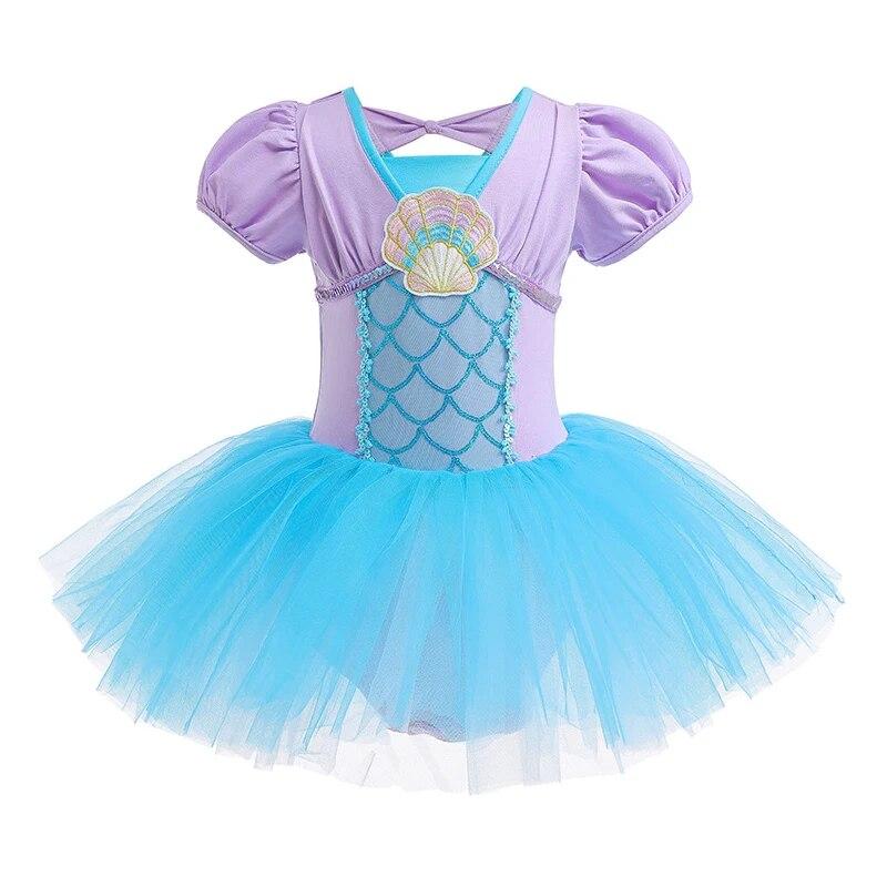 Нарядное праздничное платье принцессы для балета и танцев для детей, танцевальная пышная фатиновая юбка-пачка, костюм для Хэллоуина, сценический костюм