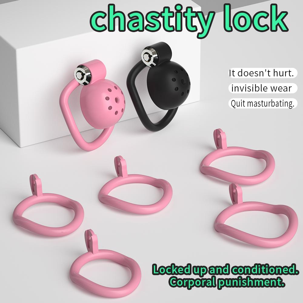 Клетка целомудрия с 5 кольцами, клетка для члена, секс-игрушка для взрослых, пенис-бондаж, уретральный замок, мужской рогоносец, эротическая пара, игрушка БДСМ