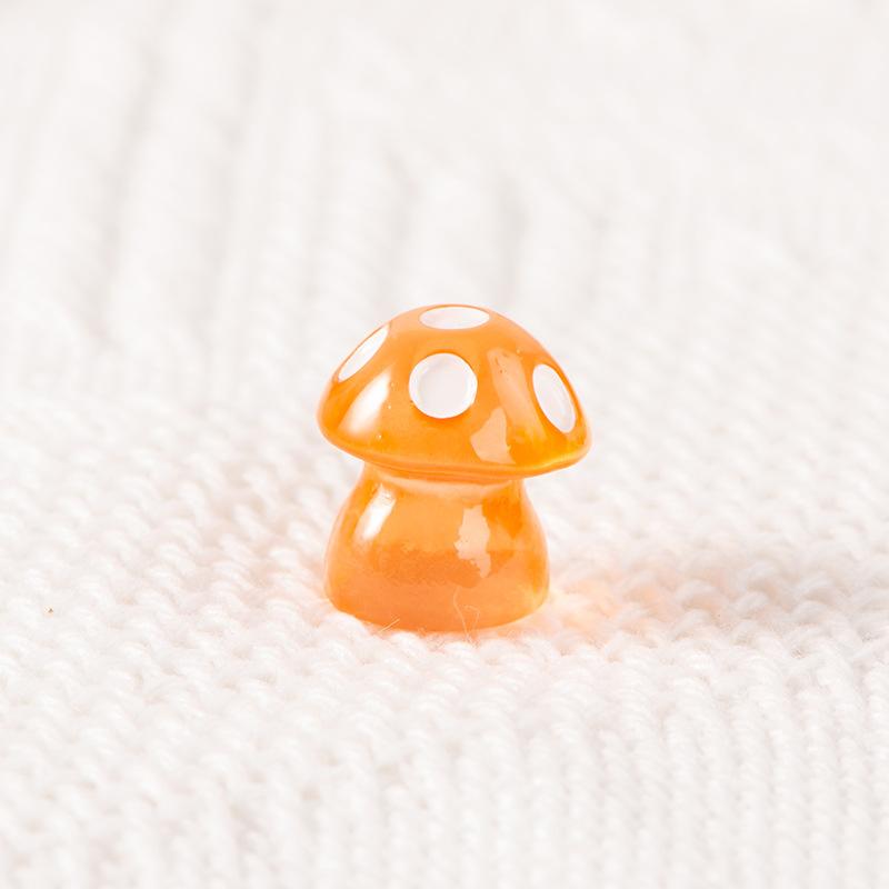 Светящиеся в темноте маленькие грибы из смолы украшения микро ландшафтный сад материалы своими руками аксессуары настольные милые светящиеся украшения