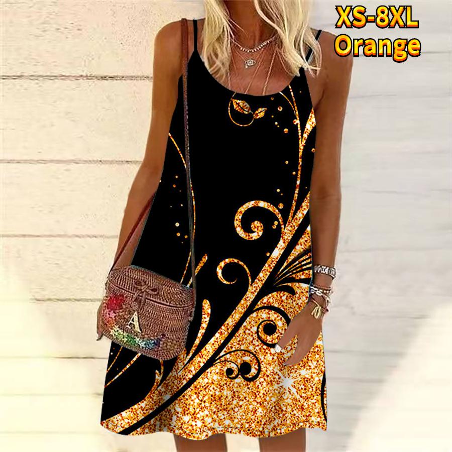 Женское мини-платье с цветочным принтом и пайетками, вечернее платье без рукавов, летнее пляжное платье, сарафан