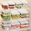 Фрукты Мясо Сохранение Коробка для хранения продуктов Портативный Пищевой Контейнер-органайзер для холодильника Прозрачный