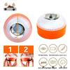 V16 LED Flashlight: White & Yellow Emergency Car Warning Light with Battery, Strong Magnet.