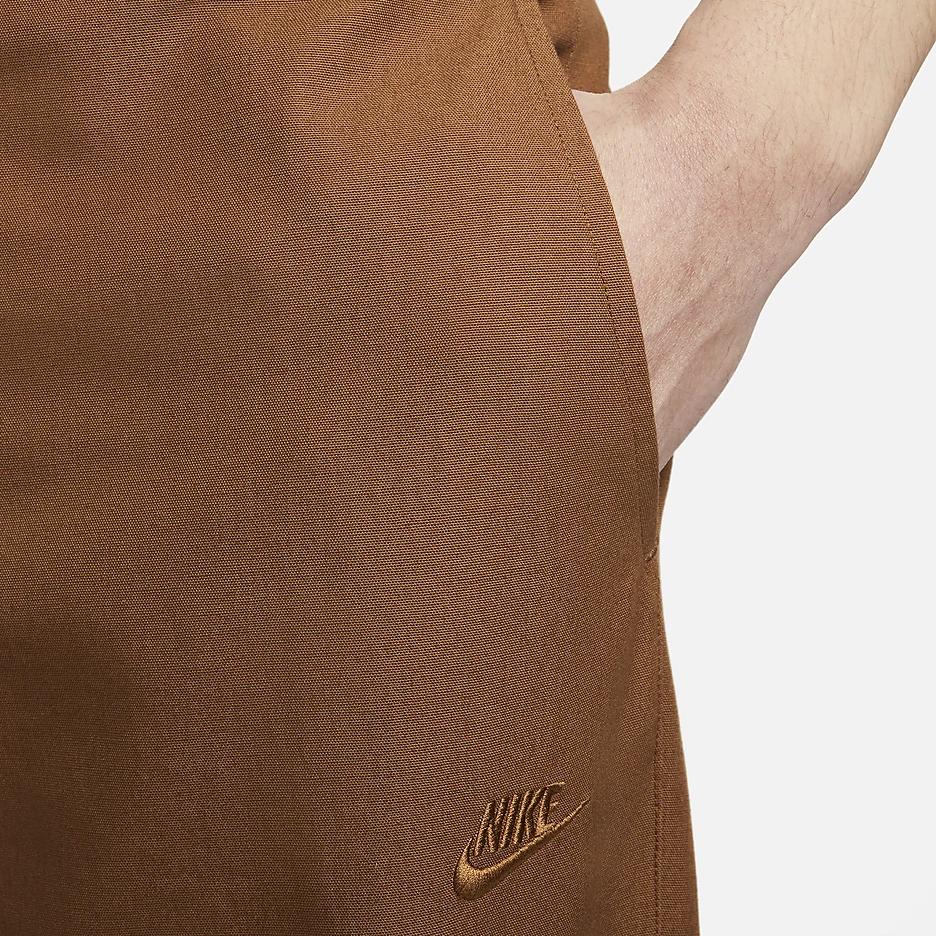 Nike Повседневные брюки мужские бежевые умеренно прямые брюки FZ5771-281
