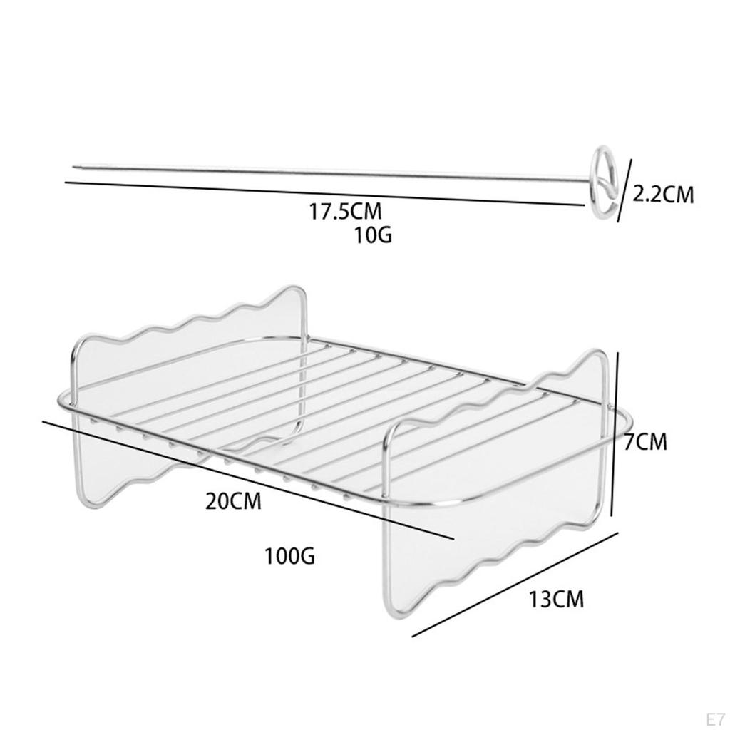 Аксессуары для фритюрницы Стойка для барбекю для универсальной охлаждающей полки для духовки
