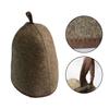 Felt Sauna Cap Heat Resistant Shower Cap Portable Sauna Hat 3mm Thick Material