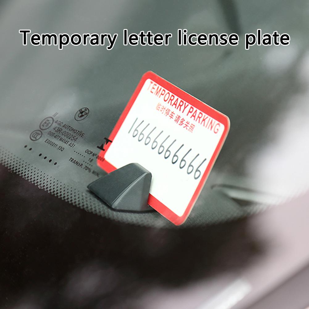 Автомобильный временный держатель для карт парковки, многофункциональный домашний офис, настольный слот для карт с фиксированным зажимом
