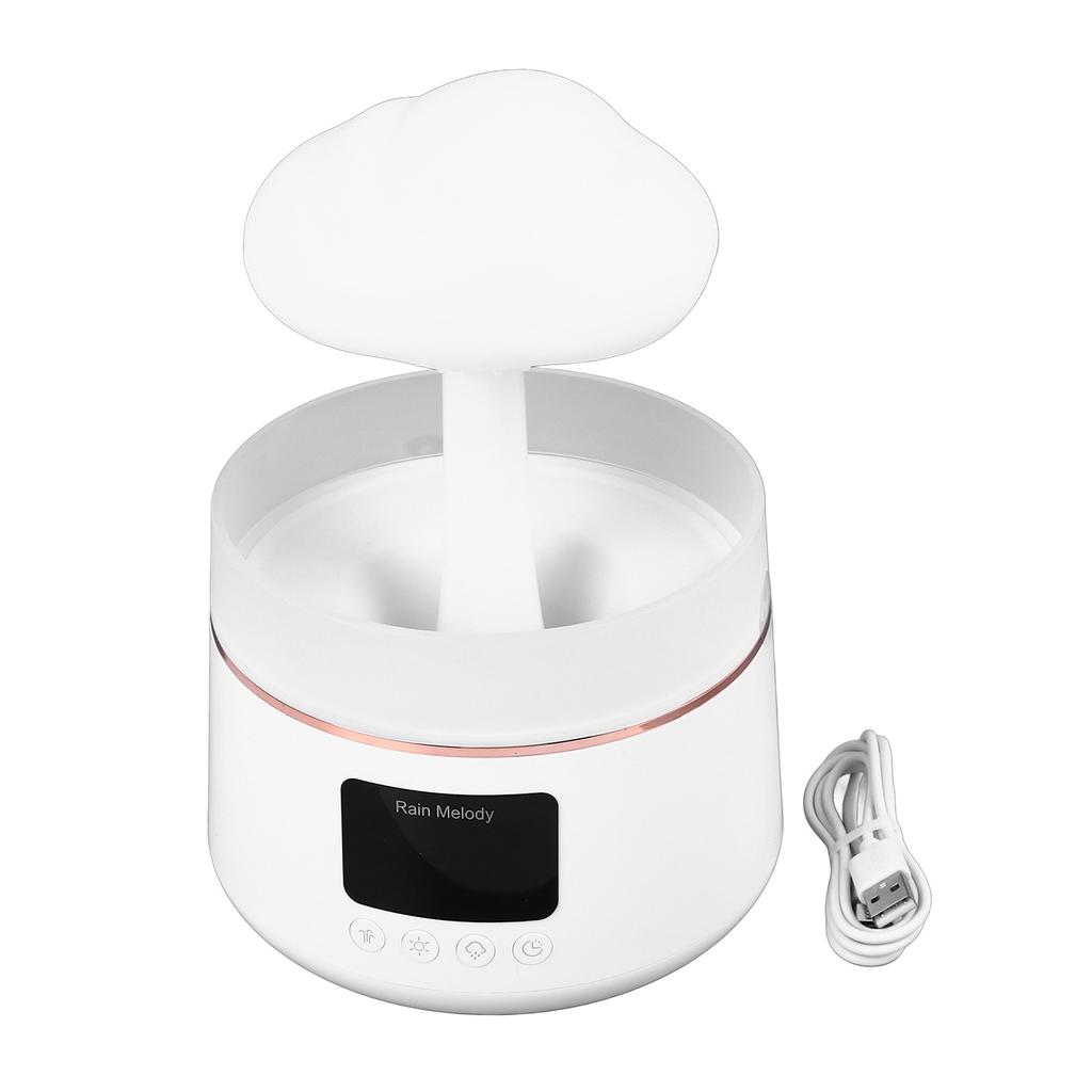 Дождевое облако эфирное масло диффузор увлажнитель ультразвуковой капельный белый шум ночник аромат