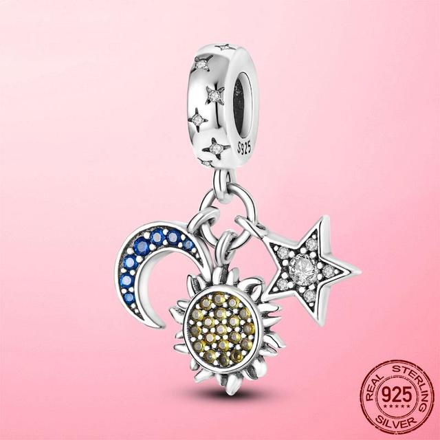 925 Sterling Silver O Pendant Love Heart Snake CZ Clip Charm Beads Fit Original Women Bracelet Bangle Silver 925 Jewelry