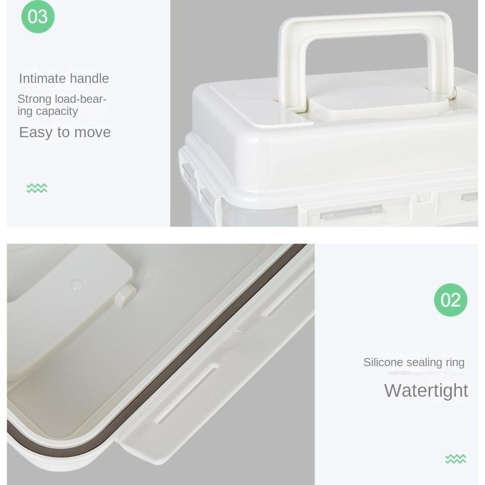 With Press Plate Pickle Jar 4/5L Kitchen Organizer Bins  Travel Household Office