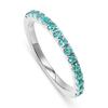 [Takeda Jewelry] Кольцо-дорожка с турмалином Параиба. Этот редкий турмалин параиба воплощает мощную энергию. Его красивый изумрудно-зеленый цвет, напоминающий
