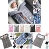 Baby Winter Newborn Wrap Warm Swaddle Blanket Knit Sleep Bag Sack Wrap Stroller
