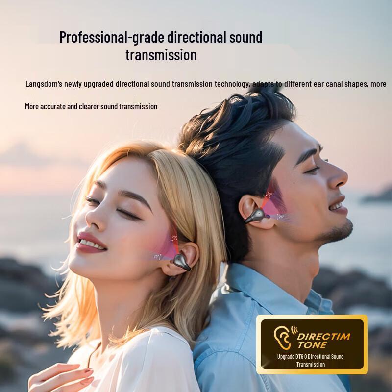 Lanshdun TS09A Open-Ear Clip Bluetooth Sports Earbuds