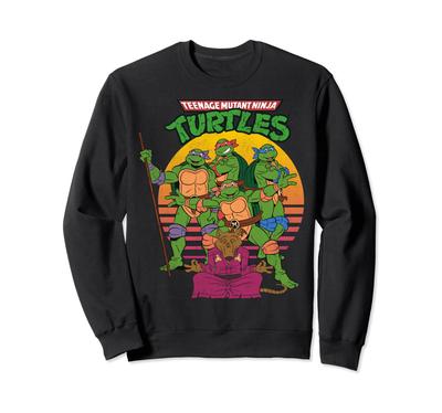 Свитшот Teenage Mutant Ninja Turtles Ретро Солнечная Группа