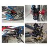 MEROCA 4-Piston MTB Hydraulic Brake Set With Silicone Protective Cover Front And Rear Brake 800mm/1400mm Bike Disc Brake For MTB