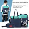 2025 Spring Summer New Student School Bag Cartoon Astronaut Handbag Pen Case 3 Pcs Set Multi-purpose Unisex Children Backpack