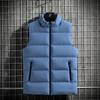 Мужской жилет осенне-зимний легкий и тонкий трендовый безрукавный жилет новая верхняя одежда жилет куртка жилет мужской с лацканами