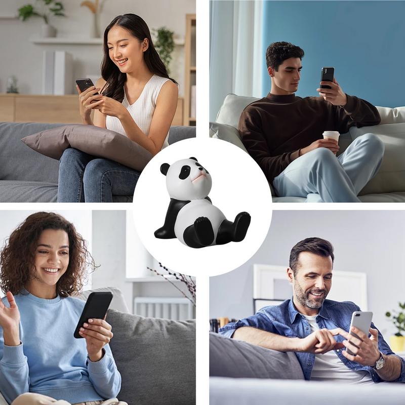 Держатель для телефона Панда Мультяшный держатель для телефона в форме панды для стола Нескользящий Устойчивый Многофункциональный Декоративный Аксессуары для стола Панда