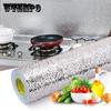 Brand 3M Aluminum Foil Self Adhesive Waterproof Wallpaper Kitchen Sticker DIY Home Decor