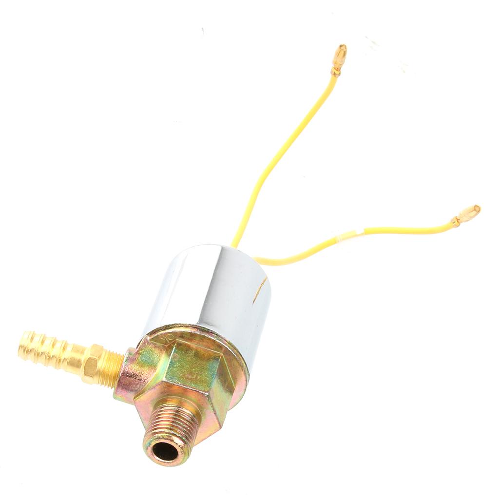 Electric Air Solenoid Valve All Metal 12V 24V 1/4 Inch Fitting for Heavy Duty Vehicle Air Systems
