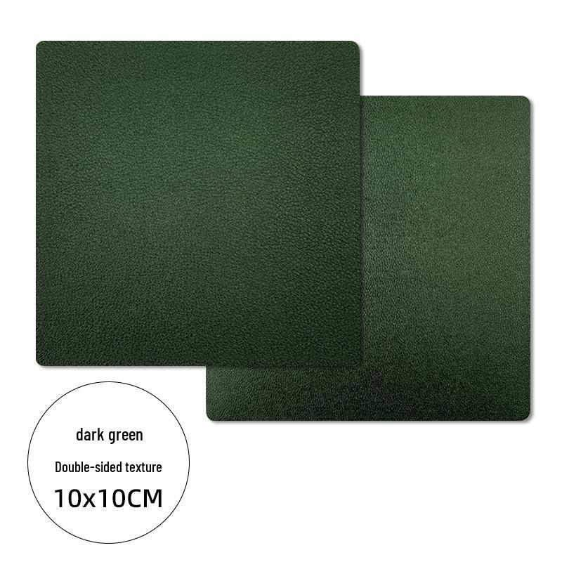 Двусторонние водонепроницаемые нескользящие подставки Cross-Border из искусственной кожи - настраиваемые изоляционные прокладки с корпоративным логотипом