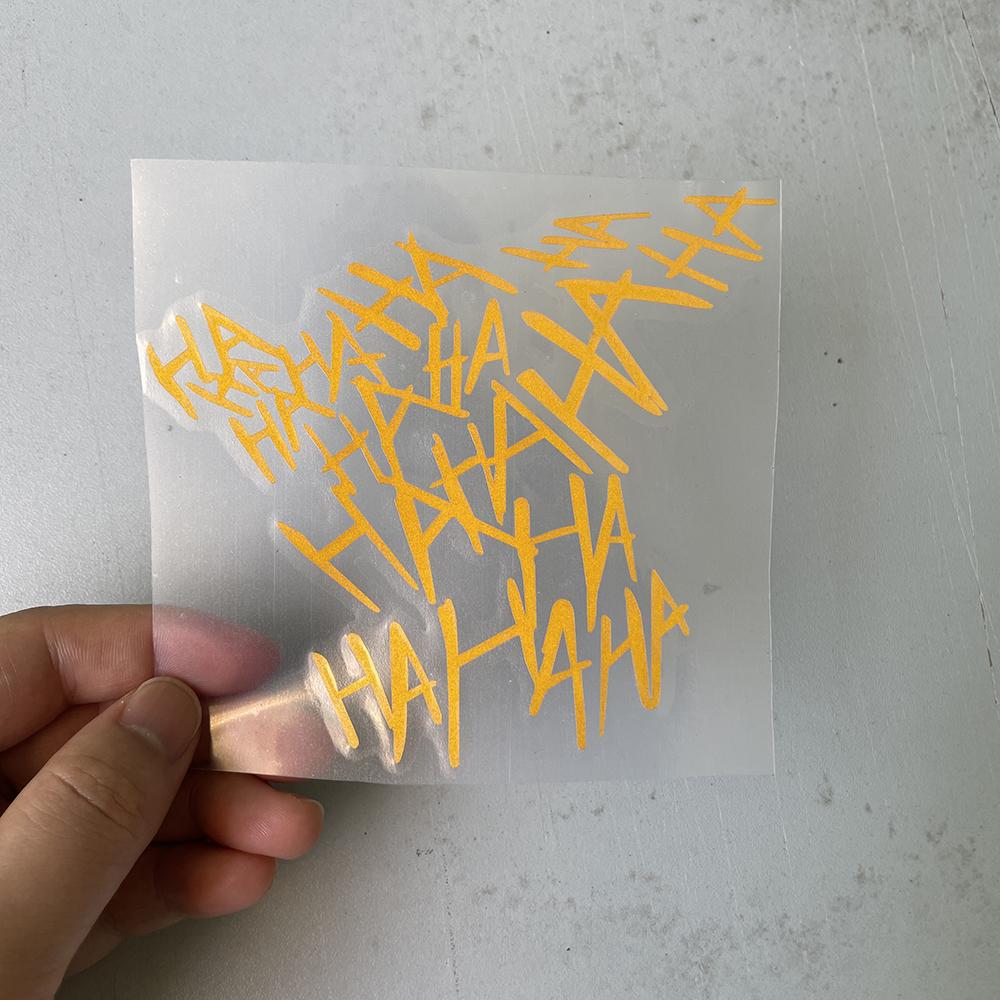 Хахаха Джокер автомобильные наклейки царапины, чтобы заблокировать личность креативные наклейки на бампер автомобильное стекло