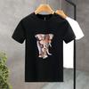 2024 Luxury Elephant 100% Cotton High Quality Printing Couple Tees Summer Harajuku For Men/Women Short Sleeve T-shirt Asian Size