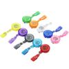 Belt Clip Retractable Badge Reel Key Ring Easy-to-pull Buckle ID Card Holder  School Student