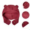 Bear Ear Knit Beanie for Cold Weather Outdoor Activities