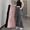 Women's Quick-Dry Wide Leg Summer Work Pants - Plus Size, Loose Fit, Floor-Length