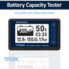 Индикатор емкости батареи кулонометра TF03K DC8-120V, дисплей напряжения и тока, литий-ионный детектор для свинцово-кислотных батарей, тестер
